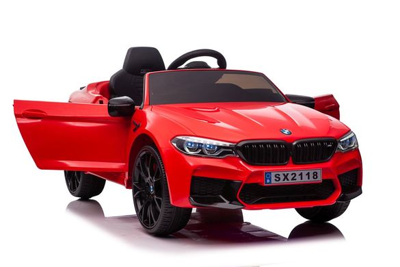 Электромобиль Lean Toys BMW M5 Red Лакированный