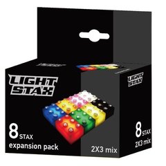 Кирпичики 3х2 LIGHT STAX Junior с LED подсветкой Expansion 8 цветов M04030