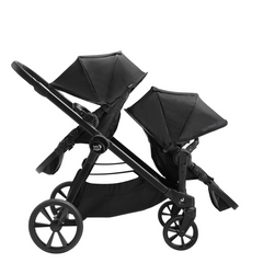 Прогулянкова Коляска для двійні Baby jogger City Select 2 tencel Lunar black