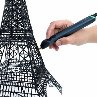3D-ручка 3Doodler Create для проф. использования - ЧЕРНАЯ (50 стержней из ABS-пластика, аксессуары), Черный