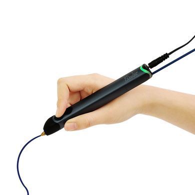 3D-ручка 3Doodler Create для проф. использования - ЧЕРНАЯ (50 стержней из ABS-пластика, аксессуары), Черный