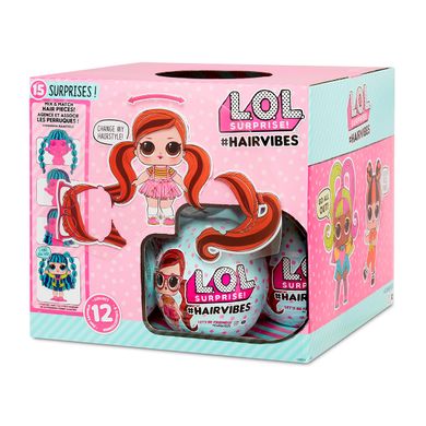 Ігровий набір з лялькою L.O.L SURPRISE! S6 W1 серії "Hairvibes" - МОДНІ ЗАЧІСКИ (в асорт.,у дисплеї)