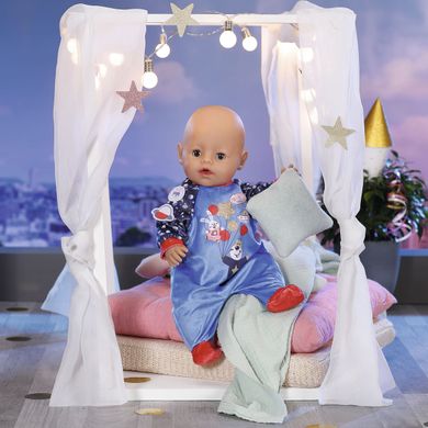 Одежда для куклы BABY BORN серии "День Рождения" - ПРАЗДНИЧНЫЙ КОМБИНЕЗОН (на 43 cm, синий)