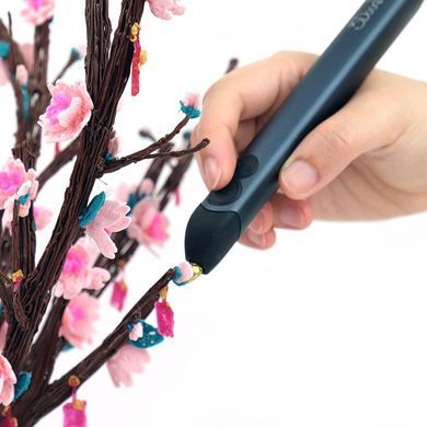 3D-ручка 3Doodler Create для проф. использования - ЧЕРНАЯ (50 стержней из ABS-пластика, аксессуары), Черный