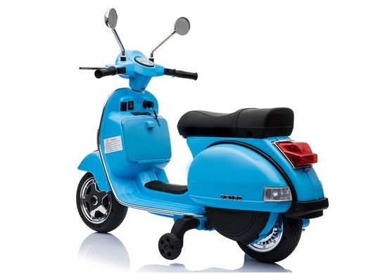 Электромобиль Lean Toy скутер Vespa Blue