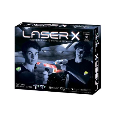 Игровой набор для лазерных боев - LASER X МИНИ ДЛЯ ДВУХ ИГРОКОВ (2 бластера, 2 мишени)