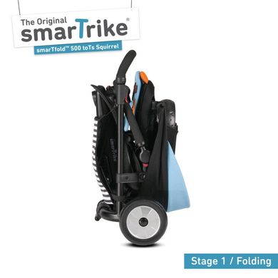 Велосипед трехколесный Smart Trike Folding Trike Tots 500 7 в 1 Чёрно-голубой