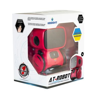 Интерактивный робот с голосовым управлением – AT-ROBOT (озвуч.укр.) красный