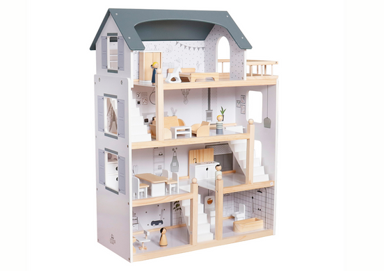 Деревянный домик для кукол Lean Toys  Willa Gaja 15035
