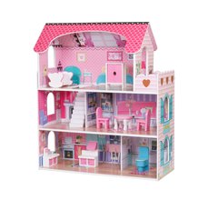 Деревянный домик для кукол Lean Toys Willa Bianka 5516