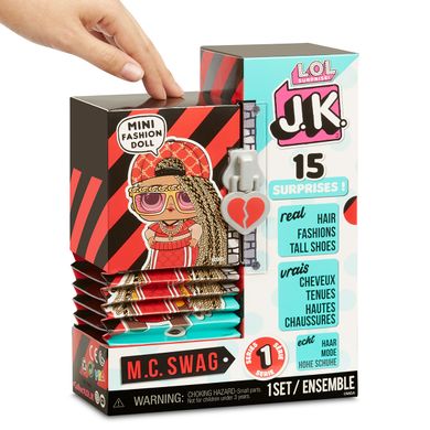 Игровой набор с куклой L.O.L. SURPRISE! серии "J.K." - ЛЕДИ-DJ