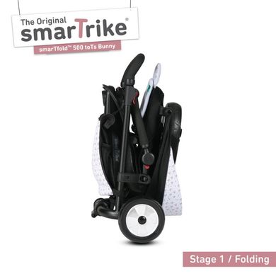 Велосипед триколісний Smart Trike Folding Trike Tots 500 7 в 1 Чорно-рожевий