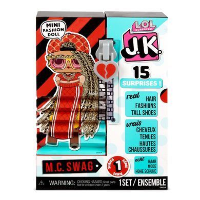 Игровой набор с куклой L.O.L. SURPRISE! серии "J.K." - ЛЕДИ-DJ