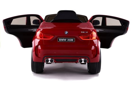 Электромобиль Lean Toys BMW X6 Red Лакированный