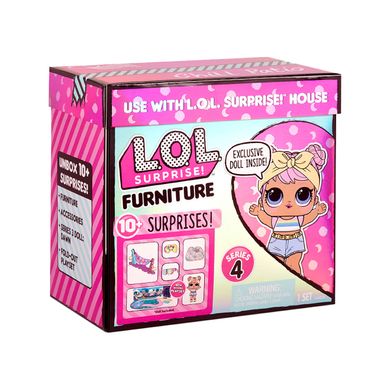 Ігровий набір з лялькою L.O.L. SURPRISE! серії "Furniture" - ЛЕДІ-РЕЛАКС НА ВІДПОЧИНКУ