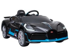 Електромобіль Lean Toys Bugatti Divo Black лакований