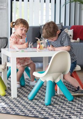 Садовый стул для детей со спинкой Smoby Blue