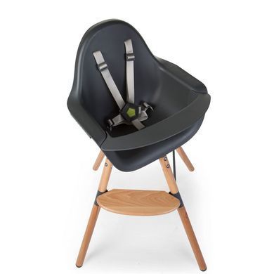 Стілець для годування Childhome Evolu 2 ONE.80&deg; Natural-Anthracite