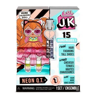 Игровой набор с куклой L.O.L. SURPRISE! серии "J.K." - ЛЕДИ-НЕОН