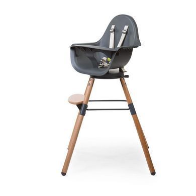 Стілець для годування Childhome Evolu 2 ONE.80&deg; Natural-Anthracite
