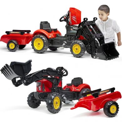Детский педальный трактор с ковшом Falk 2030 M