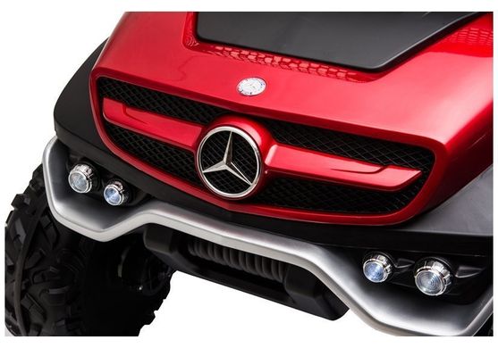 Електромобіль Lean Toys Buggy Mercedes Unimog S 4x4 Red Лакований