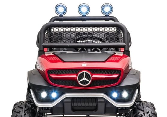 Електромобіль Lean Toys Buggy Mercedes Unimog S 4x4 Red Лакований
