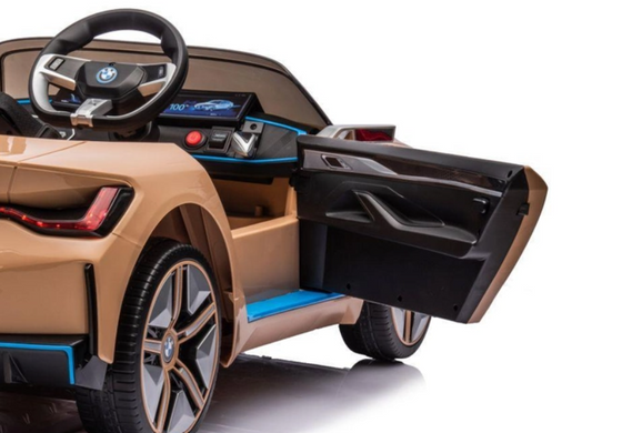 LEAN Toys електромобіль BMW I4 4x4 Gold