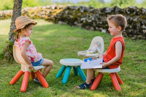 Садовий стілець для дітей зі спинкою Smoby Blue