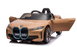 LEAN Toys електромобіль BMW I4 4x4 Gold