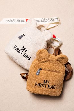 Детский рюкзак Childhome My First Bag Teddy Bear White Limited Edition