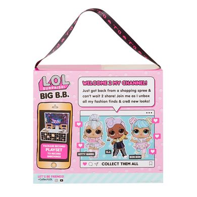 Ігровий набір з мега-лялькою L.O.L. SURPRISE! серії "Big B.B.Doll" - ДІДЖЕЙ