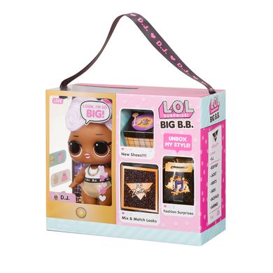 Игровой набор с мега-куклой L.O.L. SURPRISE! серии "Big B.B.Doll" – ДИДЖЕЙ