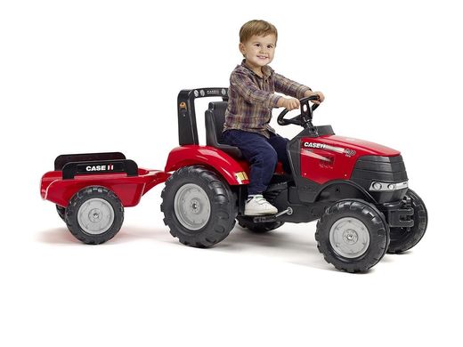 Falk Детский трактор на педалях с прицепом Трактор CASE IH PUMA 240CVX 996AB