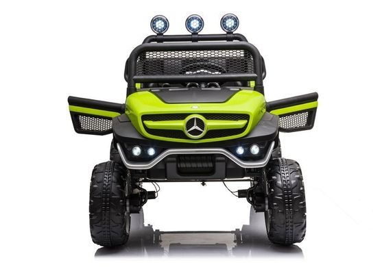 Електромобіль Lean Toys Buggy Mercedes Unimog S 4x4 Green