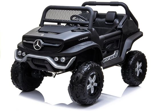 Электромобиль Lean toys Mercedes Unimog 4x4 Black