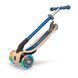 Детский самокат Globber Primo Foldable Wood Lights Navy Blue