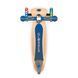 Детский самокат Globber Primo Foldable Wood Lights Navy Blue