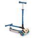 Детский самокат Globber Primo Foldable Wood Lights Navy Blue