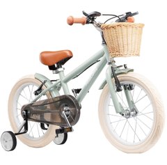 Дитячий двоколесний велосипед для дівчинки Miqilong 12 дюймів, olive