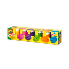 Гуаш - ВЕСЕЛКА (6 кольорів, у пластикових баночках)