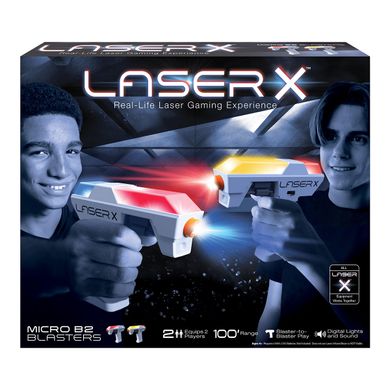 Ігровий набір для лазерних боїв - LASER X MICRO ДЛЯ ДВОХ ГРАВЦІВ