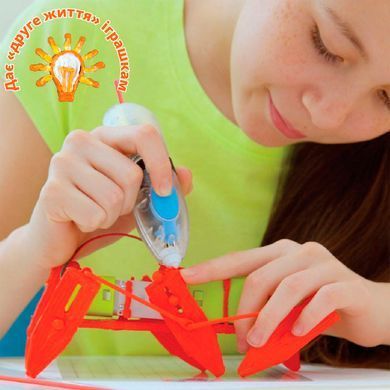 3D-ручка 3Doodler Start для дитячої творчості - РОБОТЕХНІКА (96 стрижнів, 2 шаблони, аксесуари)