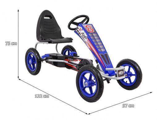 Детский педальный картинг Full Ahead AIR 3 Blue