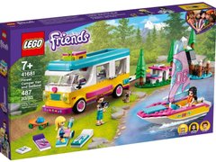 LEGO Конструктор Friends Лесной домик на колесах и лодка 41682