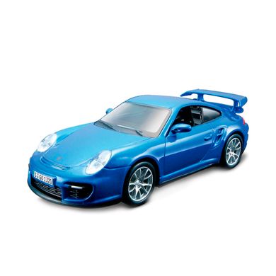 Авто-конструктор - PORSCHE 911 GT2 (блакитний, червоний, 1:32), Голубой, красный