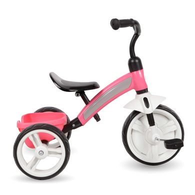 Трехколесный велосипед с родительской ручкой Qplay ELITE Plus Pink