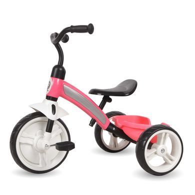 Трехколесный велосипед с родительской ручкой Qplay ELITE Plus Pink