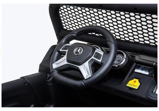 Електромобиль Lean toys Mercedes Unimog 4x4 White