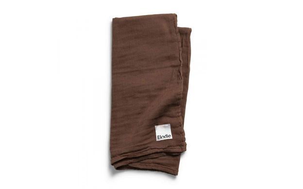 Дитячий бавовняно-мусліновий плед Elodie Details Chocolate 80 х 80 см